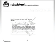 Tablet Screenshot of naked-steel.de