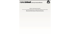 Desktop Screenshot of naked-steel.com