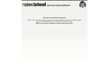 Tablet Screenshot of naked-steel.com